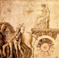 Julius Caesar on his triumphal car