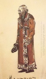 Mamyrov The Old Deacon Costume Design For The Opera The Enchantr