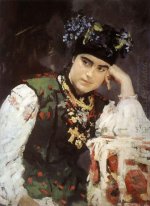 Portrait Of Sophia Dragomirova Lukomskaya 1889