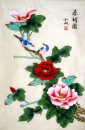 Peony y pájaros - la pintura china