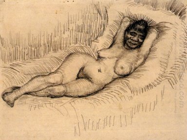 Estudiar para reclinables Desnudo Femenino 1887