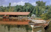 Boat House Prospect Park Aka Boote auf dem See Prospect Park