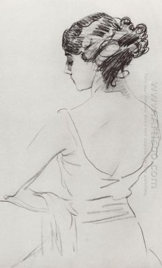 Portrait de la danseuse T Karsavina 1909