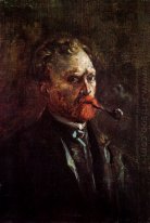 Autoportrait avec le tuyau 1886