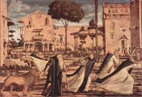 St Jerome e leão no monastério 1509