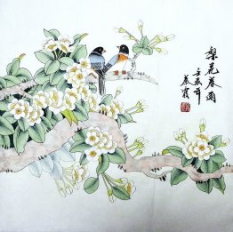 Pear&Birds - Chinese Painting