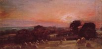 A Hayfield Near East Bergholt At Sunset 1812