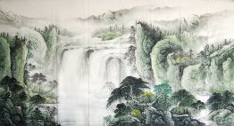 Cascade - peinture chinoise