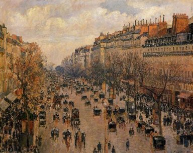 Boulevard Montmartre après-midi la lumière du soleil 1897
