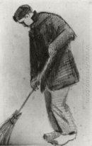 Young Man With A Broom 1882