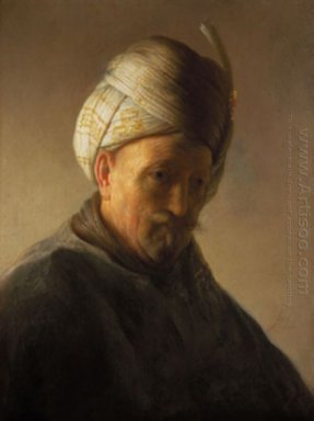 Alter Mann mit Turban