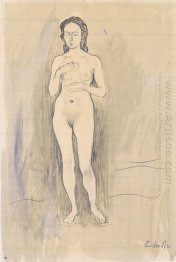 Female Nude Study For Truth 1896