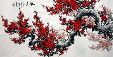 Chinese Painting: Plum Blossom - Chinese Painting CNAG233358 - Artisoo.com