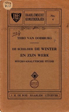 Cover Of The Painter Dan Kerja-Nya Psycho Analytic Study 1916