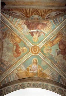 Tabernakel Madonna delle Tosse Fyra evangelist