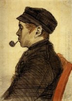 Ung man med en Pipe 1884