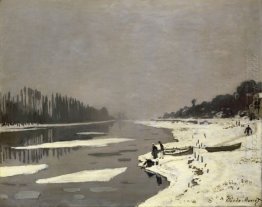 Ice Floes On The Seine At Bougival 1868