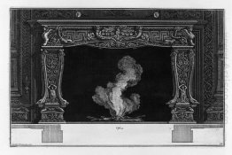 Fireplace On The Frieze Of Acanthus Leaf Between Two Horns Dolph