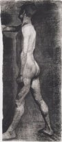 Male nude standing