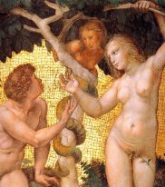 Adam And Eve From The Stanza Della Segnatura Detail 1511