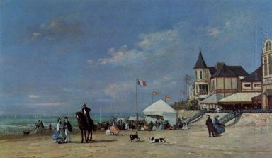 Der Strand bei Trouville 1863