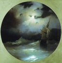 Mare Su Una Notte di luna 1858