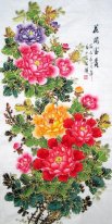 Pivoine-Fugui - Peinture chinoise