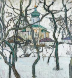 Winter Scene with Church