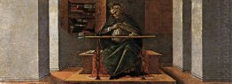 St Augustine In His Study Predella Panel From The Altarpiece Of