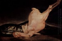 Still Life Plucked Turkey And Pan With Fish 1812