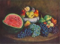 Watermelon and grapes