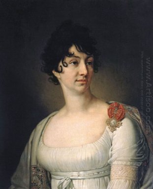 Portret van een Rayevskaya 1813