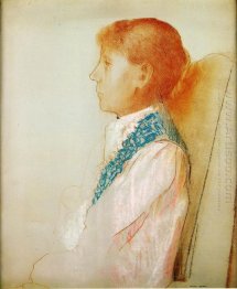 Portrait Of Madame Redon In Profile