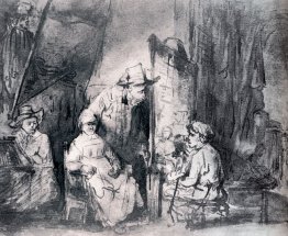 Studio Scenne With Sitters 1650