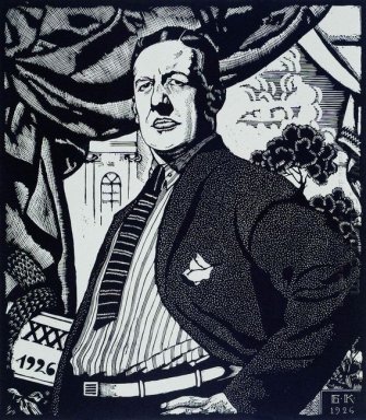 Retrato do ator Soviética Nikolay Monakhov 1926