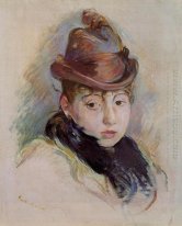 Jeune femme dans un chapeau Henriette Patte