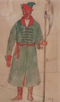 Costume Design For Archer To The Tragedy Of Pushkin S Boris Godu