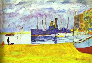 Der Hafen in Cannes 1926