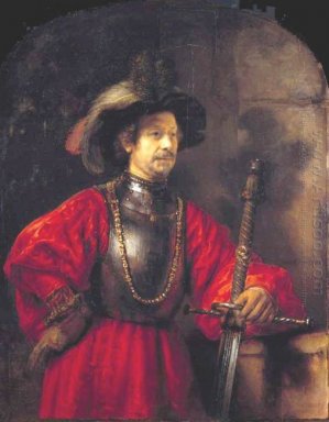 Portrait eines Mannes im Militärkostüm 1650