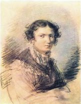 Retrato de Varvara Andréyevna Tomilova 1813