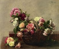 Basket av Roses 1880