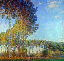 Poplars On The Banks Of The River Epte Seen From The Marsh 1892