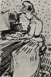 Mademoiselle Gachet At The Piano 1890