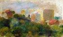 View From Renoirs jardim em Montmartre