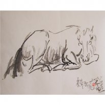 Horse - Chinees schilderij