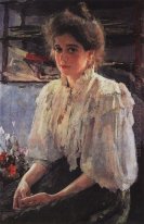 Porträt von Maria Lvova 1895