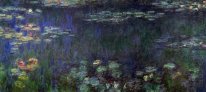 Water Lilies Green Reflection Left Half 1926