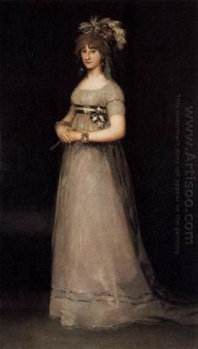 Portrait de la comtesse de Chincon 1800