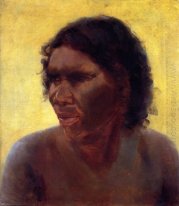 Porträtt av en Aboriginal kvinna (Maria Yulgilbar)