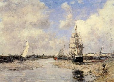 Mündung bei Trouville 1880